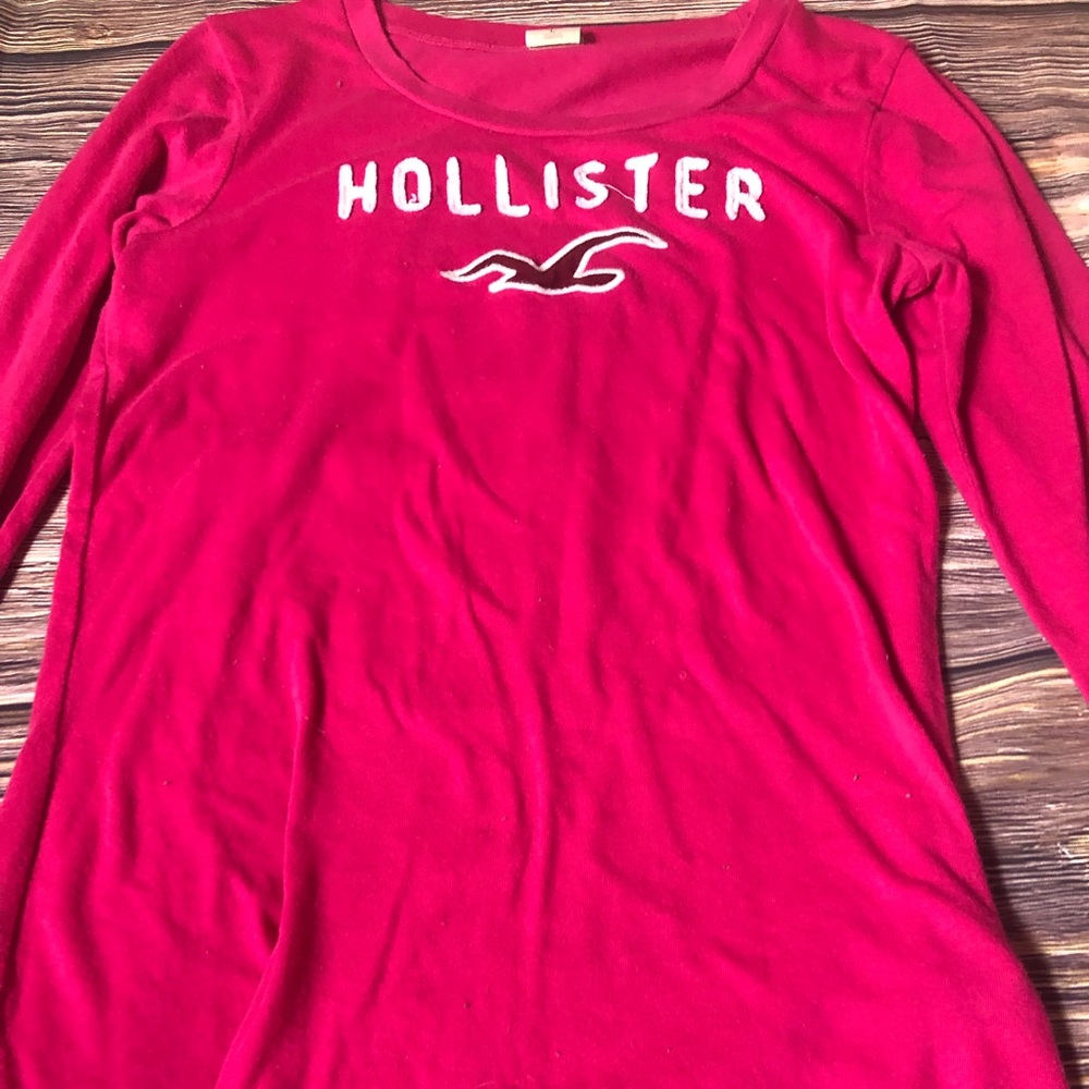 Hollister long sleeve TEE size L worn ONCE - Picture 3 of 7